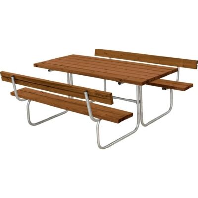 Plus Classic Bord-Bænkesæt M. Ryglæn, Grundm. Teak Plus Classic Bord-Bænkesæt M. Ryglæn, Grundm. Teak