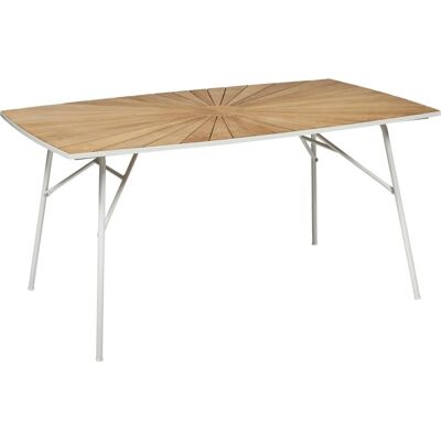 Mandalay Marguerit Havebord L.144xb.90 Cm, Hvid Mandalay Marguerit Havebord L.144xb.90 Cm, Hvid