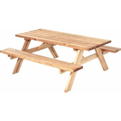 Plus Klassisk Bord-Bænkesæt, Thermowood Plus Klassisk Bord-Bænkesæt, Thermowood