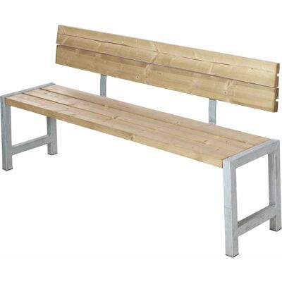 Plus Plankebænk M. Ryglæn, L 176 Cm, Thermowood Plus Plankebænk M. Ryglæn, L 176 Cm, Thermowood