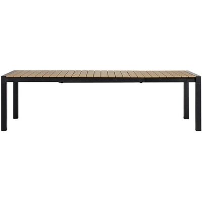 Outfit Johan Havebord, Sort/teak, 205/275x100cm, Outfit Johan Havebord, Sort/teak, 205/275x100cm,