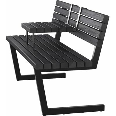 Plus Relax Bænk Med Hængebord, 150 Cm, Sort Plus Relax Bænk Med Hængebord, 150 Cm, Sort