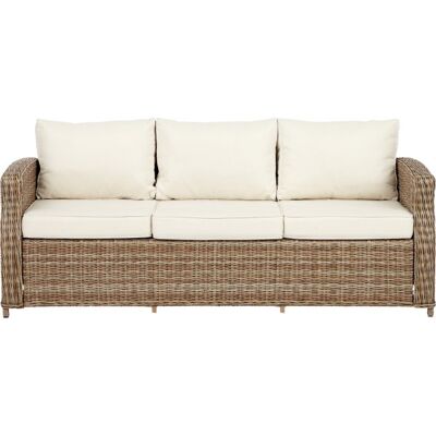 Vila Gotland Loungesofa Med Hynder, 3 Personer, Natur Vila Gotland Loungesofa Med Hynder, 3 Personer, Natur