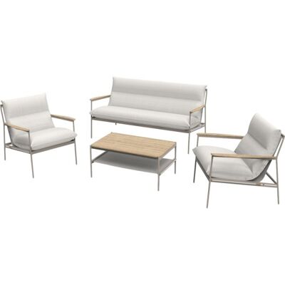 Envy Madison Loungesæt M/hynder 4 Dele, Natur Envy Madison Loungesæt M/hynder 4 Dele, Natur