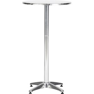 Outfit Cafe-/barbord Ø60, Højdejusterbar, Alu Look Outfit Cafe-/barbord Ø60, Højdejusterbar, Alu Look