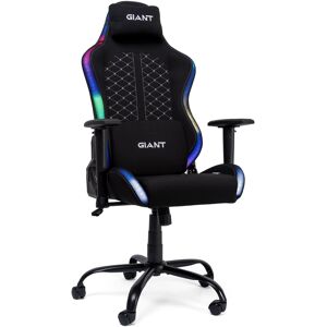 Giant Gamerstol, Rgb Lys, Sort Giant Gamerstol, Rgb Lys, Sort