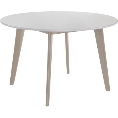 Lomax Copenhagen Kantinebord, Ø120 Cm. Hvid/eg Whitewash Lomax Copenhagen Kantinebord, Ø120 Cm. Hvid/eg Whitewash