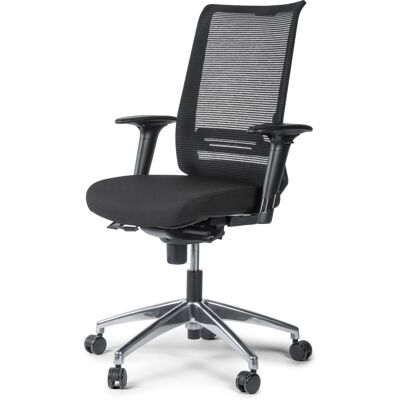 Linea Forma Palermo Kontorstol, M. Netryg I Sort Inkl. Armlæn Linea Forma Palermo Kontorstol, M. Netryg I Sort Inkl. Armlæn