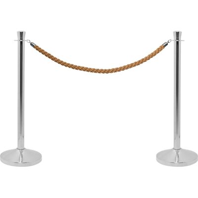 Securit Afspærringsæt Lux M/bronze Reb - Startsæt,Rustfrit Securit Afspærringsæt Lux M/bronze Reb - Startsæt,Rustfrit