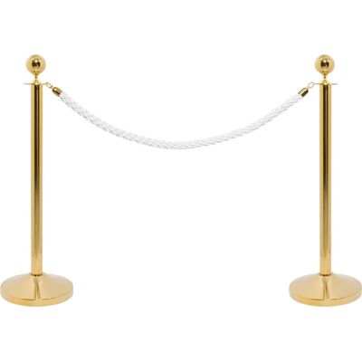 Securit Afspærringssæt Lux M/ Hvidt Reb - Startsæt, Guld Securit Afspærringssæt Lux M/ Hvidt Reb - Startsæt, Guld