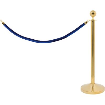 Securit Afspærringssæt Lux M/ Blåt Reb - Udbygning, Guld Securit Afspærringssæt Lux M/ Blåt Reb - Udbygning, Guld
