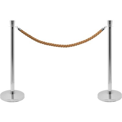 Securit Afspærringssæt Budget M/ Bronze Reb, Rustfrit Securit Afspærringssæt Budget M/ Bronze Reb, Rustfrit