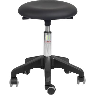 Global Beta Stol, Sort, Pure Kunstlæder, 48-61 Cm Global Beta Stol, Sort, Pure Kunstlæder, 48-61 Cm