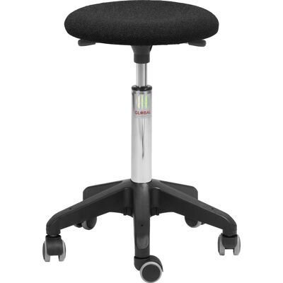 Global Beta Stol, Sort, Uldstof, 57-76 Cm Global Beta Stol, Sort, Uldstof, 57-76 Cm