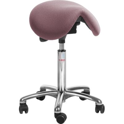 Global Dalton Sadelstol, Rosa, Stof, 60-79 Cm, Alu Global Dalton Sadelstol, Rosa, Stof, 60-79 Cm, Alu