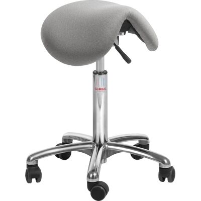 Global Dalton Sadelstol, Grå, Stof, 53-72cm, Flexmatic Global Dalton Sadelstol, Grå, Stof, 53-72cm, Flexmatic