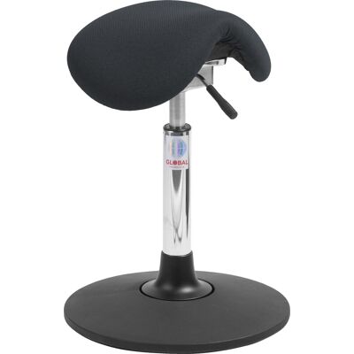 Global Mini Sadelstol, Sort, Stof, 53-72 Cm, Sway Global Mini Sadelstol, Sort, Stof, 53-72 Cm, Sway