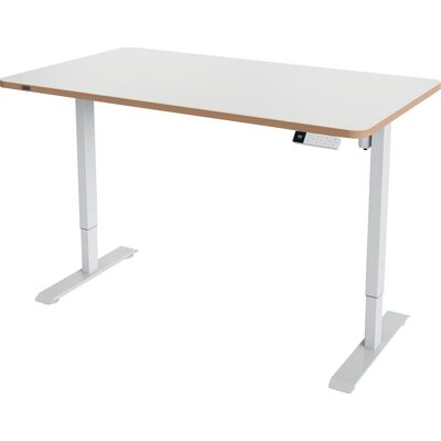 Leitz Ergo Hæve-Sænkebord 140x80 Cm, Hvid Leitz Ergo Hæve-Sænkebord 140x80 Cm, Hvid