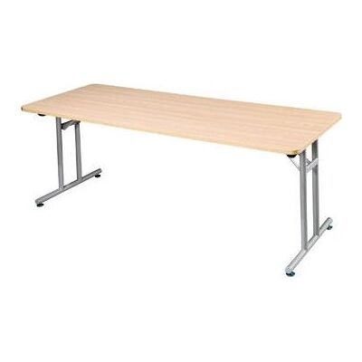 Lomax Klapbord Ahorn 180x80 Cm, Alu Stel Lomax Klapbord Ahorn 180x80 Cm, Alu Stel