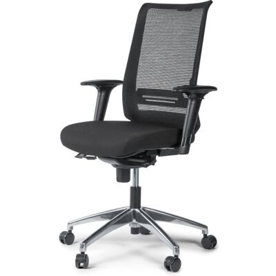 Linea Forma Palermo Kontorstol, M. Netryg I Sort Inkl. Armlæn Linea Forma Palermo Kontorstol, M. Netryg I Sort Inkl. Armlæn