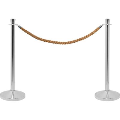 Securit Afspærringsæt Lux M/bronze Reb - Startsæt,Rustfrit Securit Afspærringsæt Lux M/bronze Reb - Startsæt,Rustfrit