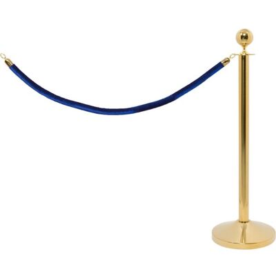 Securit Afspærringssæt Lux M/ Blåt Reb - Udbygning, Guld Securit Afspærringssæt Lux M/ Blåt Reb - Udbygning, Guld