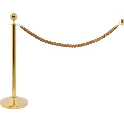 Securit Afspærringssæt Lux M/ Bronze Reb - Vægsæt, Guld Securit Afspærringssæt Lux M/ Bronze Reb - Vægsæt, Guld