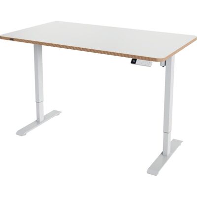 Leitz Ergo Hæve-Sænkebord 140x80 Cm, Hvid Leitz Ergo Hæve-Sænkebord 140x80 Cm, Hvid