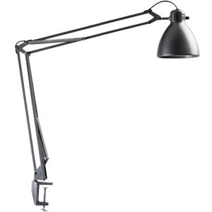 Luxo L-1 Arkitektlampe, Aluminiumsgrå