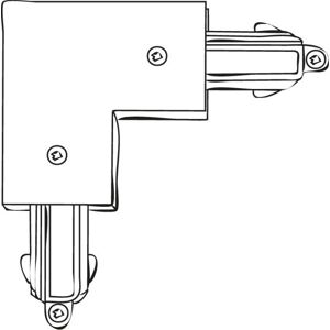 Halo Design Halo Track Vinkelsamler 90 Gr. Hvid