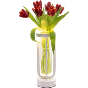 Securit® Led Bordlampe/vase Florence, Hvid