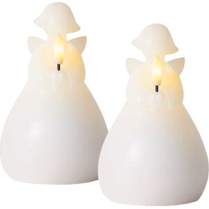 Sirius Lucia Engle, Led, H10 Cm, Hvid, 2 Stk. Sirius Lucia Engle, Led, H10 Cm, Hvid, 2 Stk.