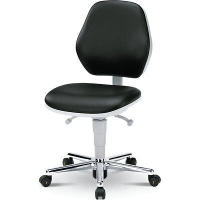 Global Renrum Arbejdsstol, Sort, Esd Kunstlæder, 47-61 Cm Global Renrum Arbejdsstol, Sort, Esd Kunstlæder, 47-61 Cm