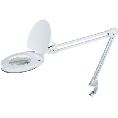 Lomax Smd Luplampe I Hvid, Med Bordklemme Lomax Smd Luplampe I Hvid, Med Bordklemme