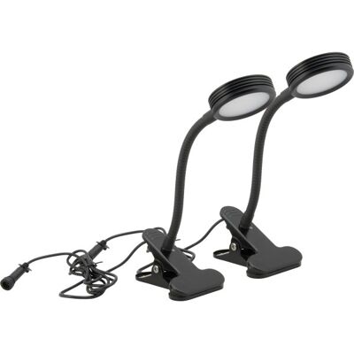 Securit Led Lampe M/clip - Vejrbestandig, 2 Stk. Securit Led Lampe M/clip - Vejrbestandig, 2 Stk.