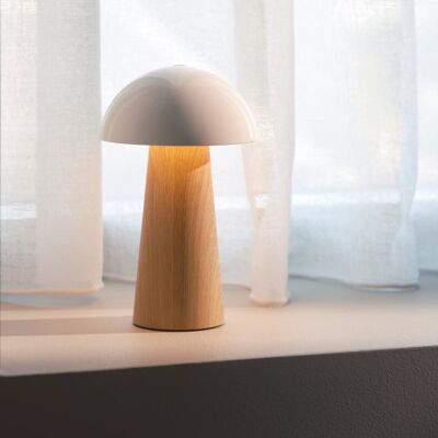 Kreafunk Bello Bærbar Lampe, Lyst Træ Kreafunk Bello Bærbar Lampe, Lyst Træ