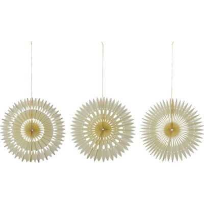 House Doctor Papirornamenter Ø30, Off-White, 3 Stk House Doctor Papirornamenter Ø30, Off-White, 3 Stk