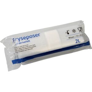 Cater-Line Fryseposer M/skrivefelt 2 L, 15x35 Cm, 60 Ps