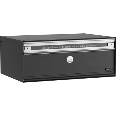 Allux Pc2 Systempostkasse, Antracit Stål, Front Allux Pc2 Systempostkasse, Antracit Stål, Front