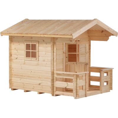 Spielhaus PLUS - 134×134 cm + 58 cm Terrasse Spielhaus PLUS - 134×134 cm + 58 cm Terrasse