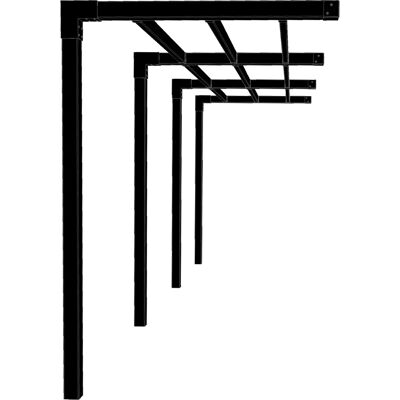 Plus Arcade Pergola Model 2, 3 Fag, Sort/sort Plus Arcade Pergola Model 2, 3 Fag, Sort/sort