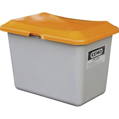 CEMO Salt-/sandbeholder 100 L, Grå/orange CEMO Salt-/sandbeholder 100 L, Grå/orange