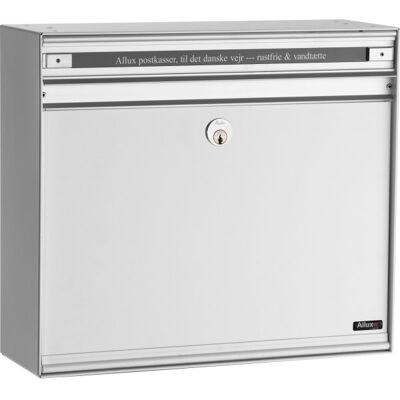 Allux Sc135 Systempostkasse, Hvid Stål Allux Sc135 Systempostkasse, Hvid Stål