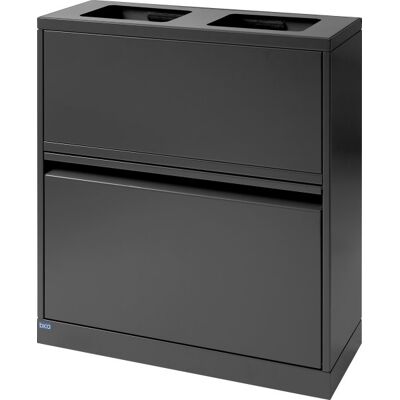 Bica 880 Affaldsstation, 6 Spande, Antracit Bica 880 Affaldsstation, 6 Spande, Antracit