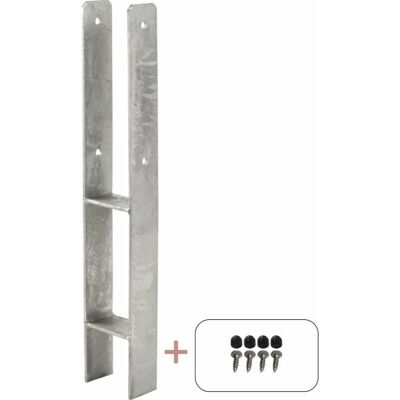 Plus H-Stolpefod 60 Cm, Til 9x9 Cm. Stolper Plus H-Stolpefod 60 Cm, Til 9x9 Cm. Stolper