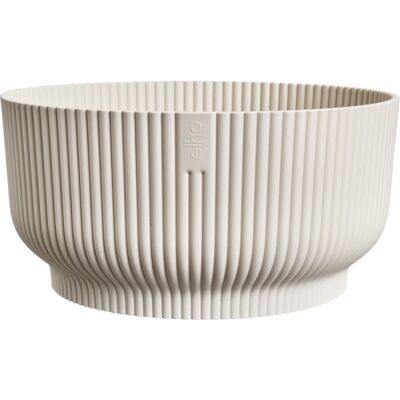 Elho Vibes Bowl Blomsterkrukke, 25 Cm, Linen White Elho Vibes Bowl Blomsterkrukke, 25 Cm, Linen White