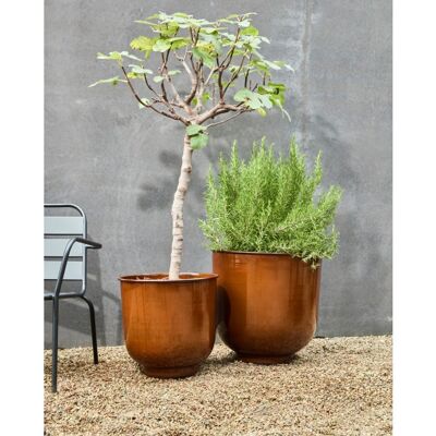 House Doctor Cove Urtepotter, Brun, 2 Stk House Doctor Cove Urtepotter, Brun, 2 Stk