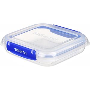 Sistema Klip It+ Square Opbevaringsboks, 520ml Sistema Klip It+ Square Opbevaringsboks, 520ml