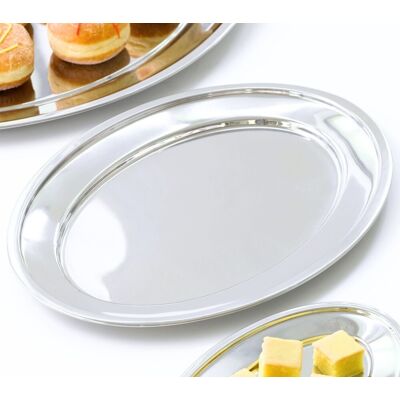 Steel Function Ovalt Fad, 37 X 23 Cm Steel Function Ovalt Fad, 37 X 23 Cm