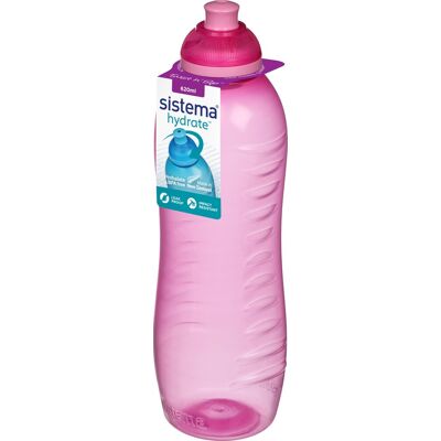 Sistema 620ml Squeeze Pink - Drikkeflaske Sistema 620ml Squeeze Pink - Drikkeflaske